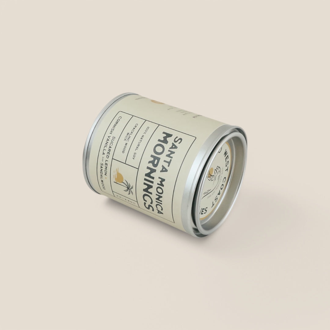 Santa Monica Mornings Hand poured Eco-Friendly Soy Candle | Kernowfornia Soul®