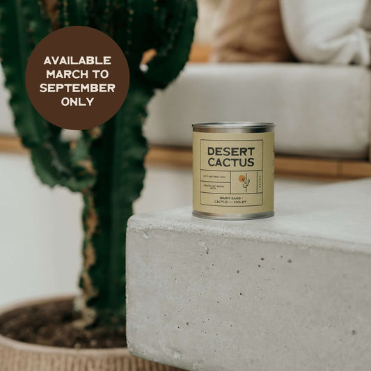 Desert Cactus Hand poured Eco-Friendly Soy Candle | Kernowfornia Soul®