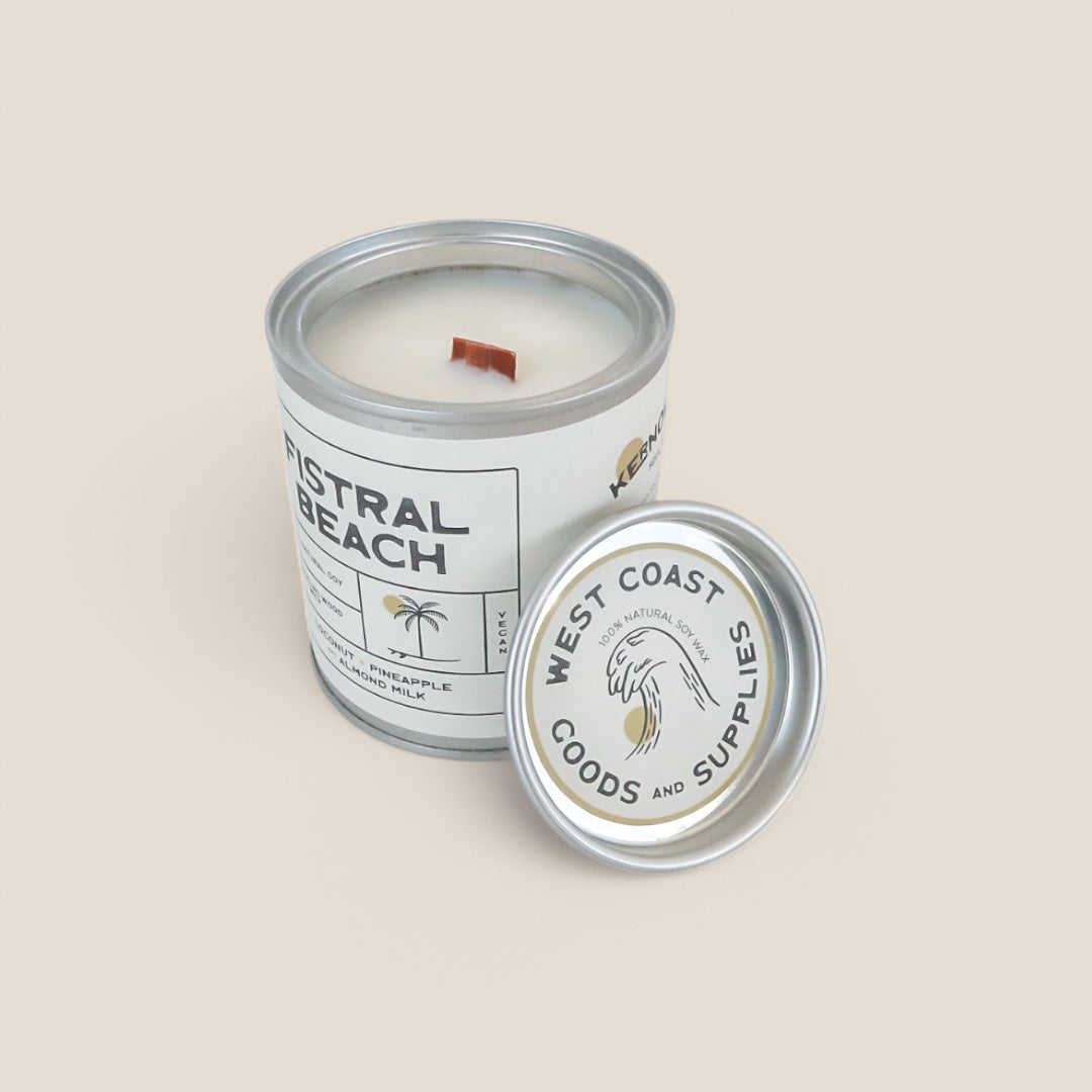 Fistral Beach Hand poured Eco-Friendly Soy Candle | Kernowfornia Soul®