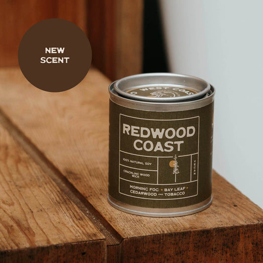Redwood Coast Hand poured Eco-Friendly Soy Candle | Kernowfornia Soul®